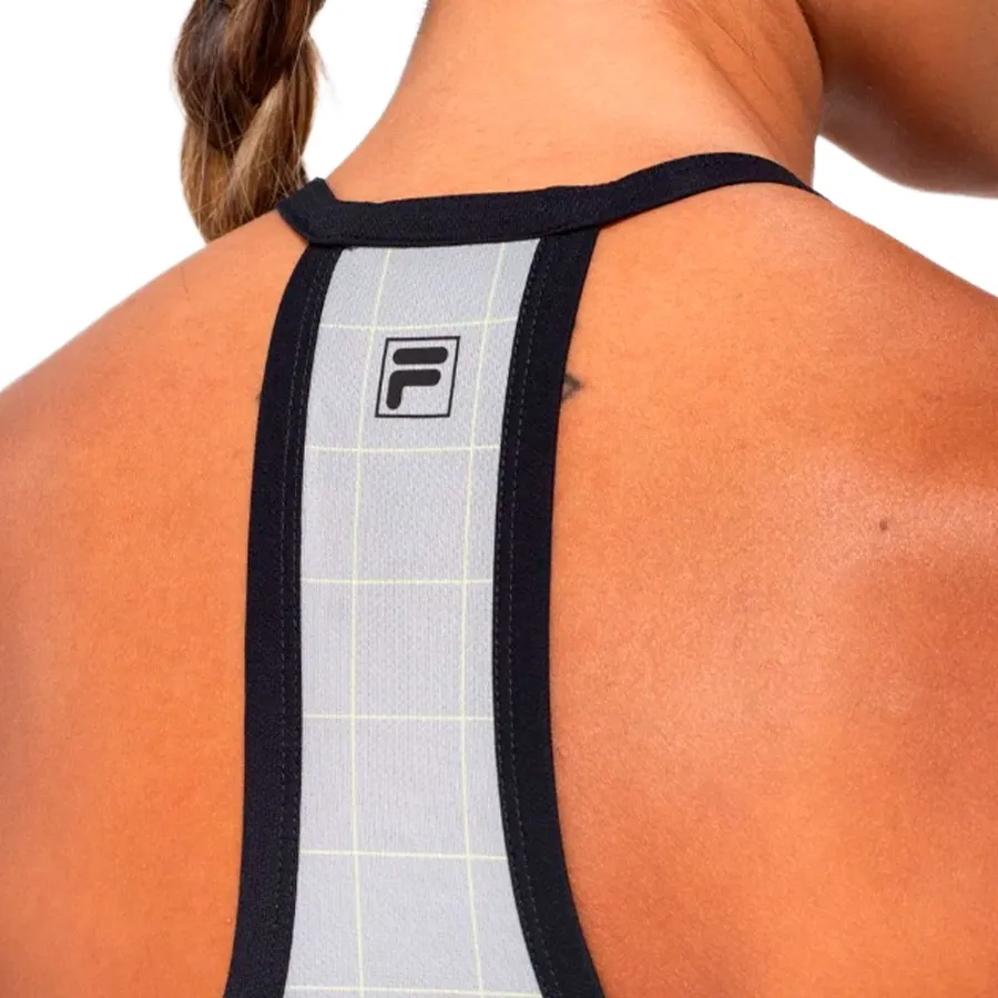 Imagen 2 de 3 de Musculosa Fila Grid Match-NEGRO/GRIS