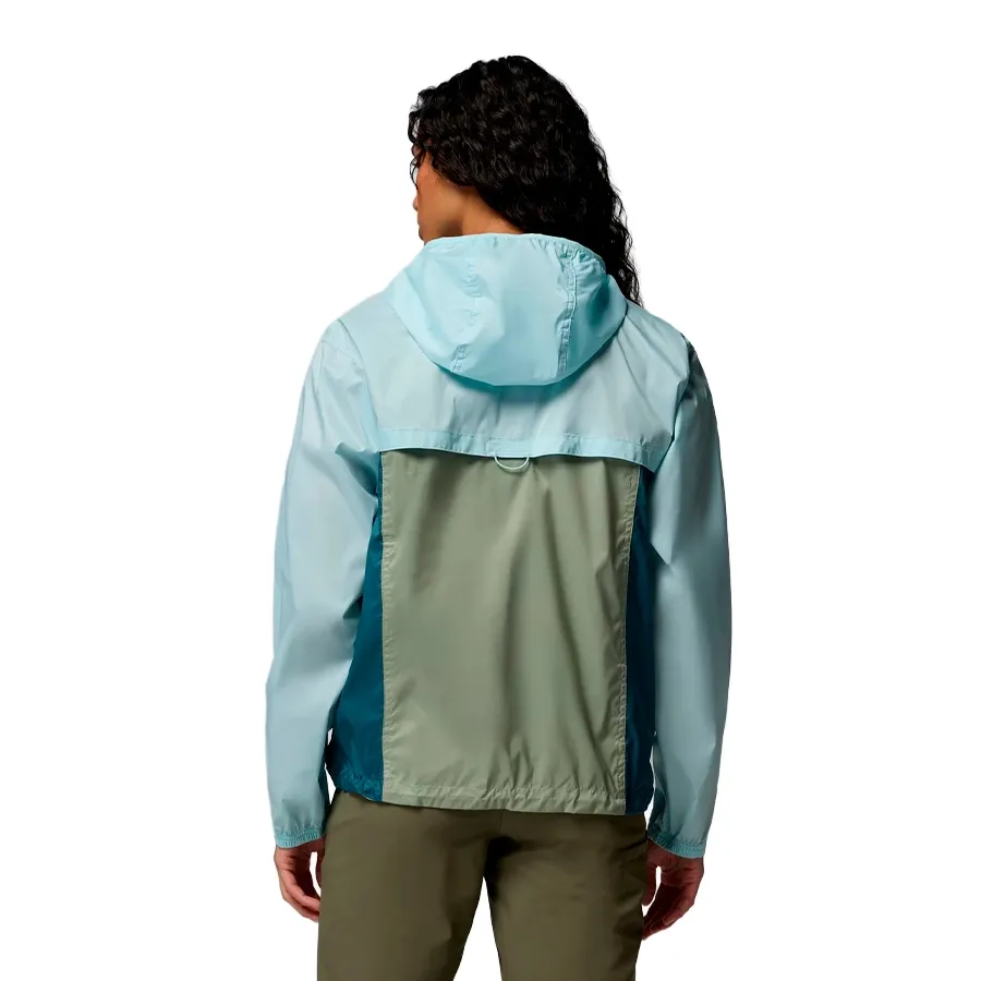 Imagen 3 de 8 de Campera Columbia Crested Canyon-VERDE SECO/CELESTE/AZUL