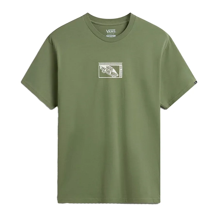 Imagen 0 de 2 de Remera Vans Tech Box-VERDE OLIVA/BLANCO