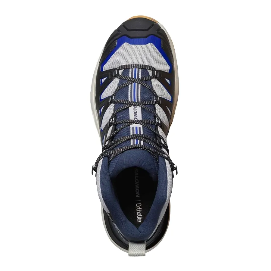 Imagen 3 de 6 de Zapatillas Salomon X-Ultra 360 Edge Mid Goretex-GRIS/VIOLETA/NEGRO