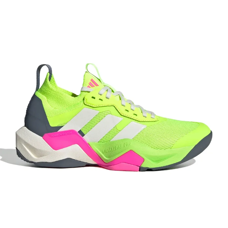 Imagen 1 de 8 de Zapatillas adidas Rapidmove ADV 2-VERDE FLUOR/BLANCO/ROSA FLUOR