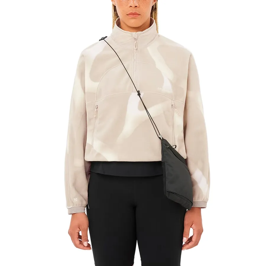 Imagen 0 de 7 de Buzo Salomon Chroma Fleece Crop-CREMA