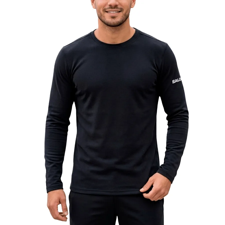 Imagen 0 de 3 de Remera Salomon Hybrid II-NEGRO