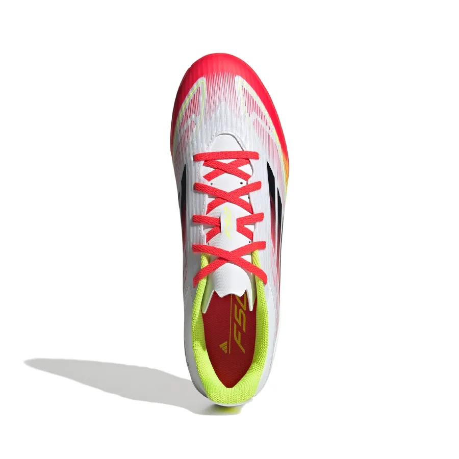 Imagen 4 de 8 de Botines adidas F50 Club Tf-BLANCO/CORAL FLUOR/NEGRO