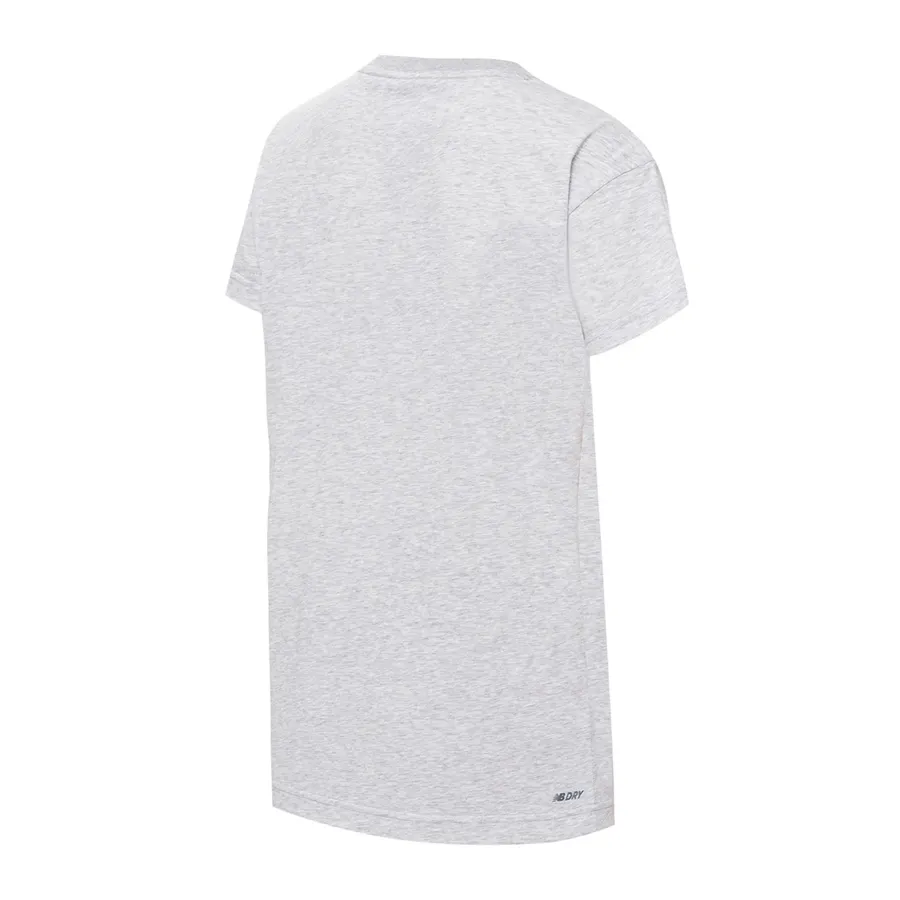 Imagen 4 de 5 de Remera New Balance Relentss Crew-GRIS
