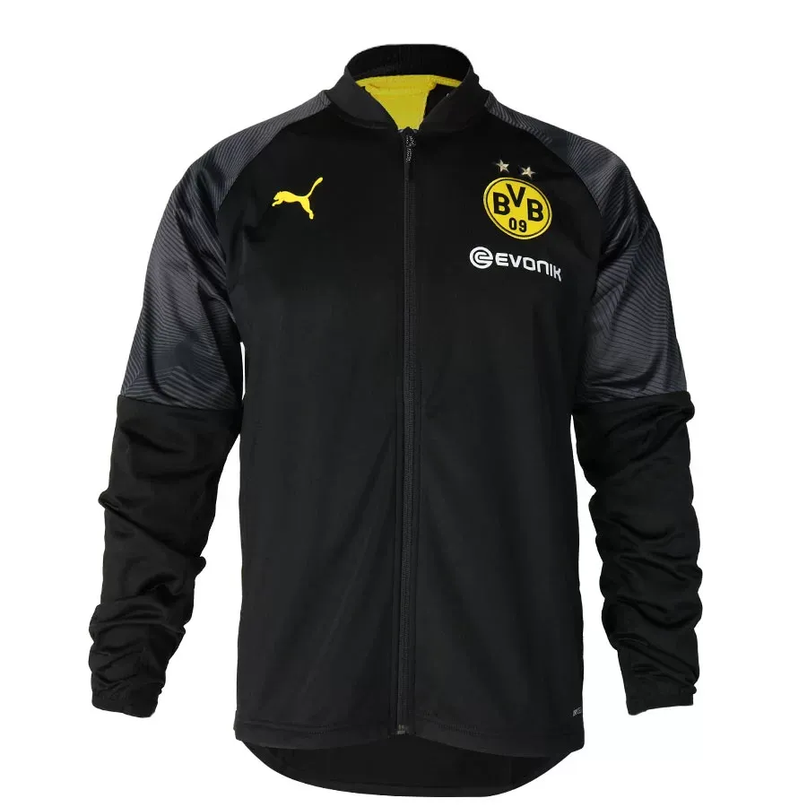 Imagen 1 de 3 de Campera Puma Bvb Stadium Poly-NEGRO/AMARILLO