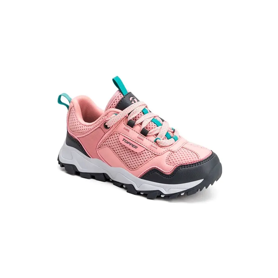 Imagen 1 de 4 de Zapatillas Topper Ever Kids-ROSA/NEGRO