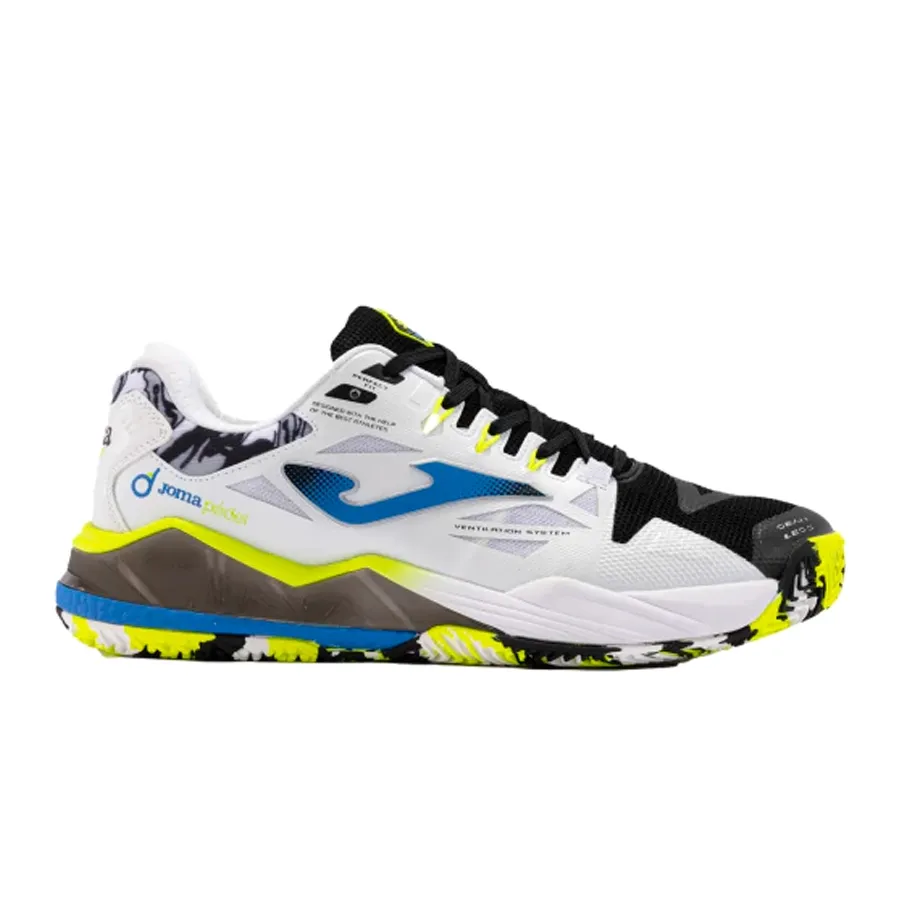 Imagen 0 de 5 de Zapatillas Joma Padel Spin-BLANCO/NEGRO/AMARILLO