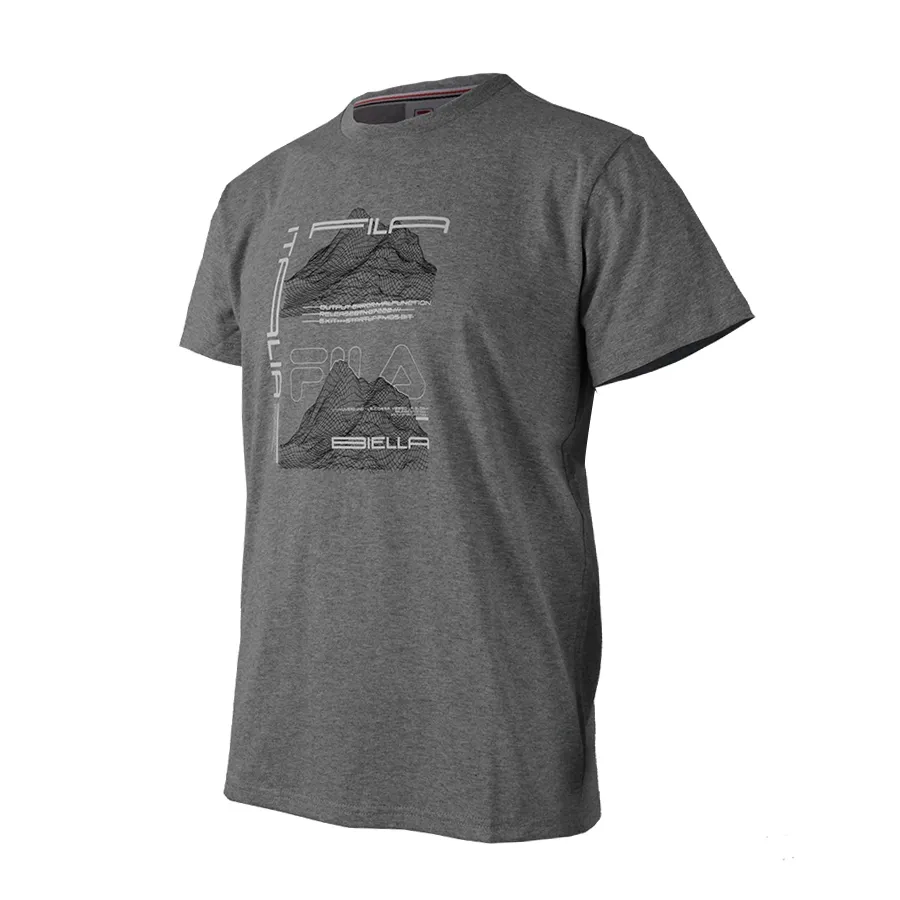 Imagen 2 de 4 de Remera Fila Digital Graphic-GRIS