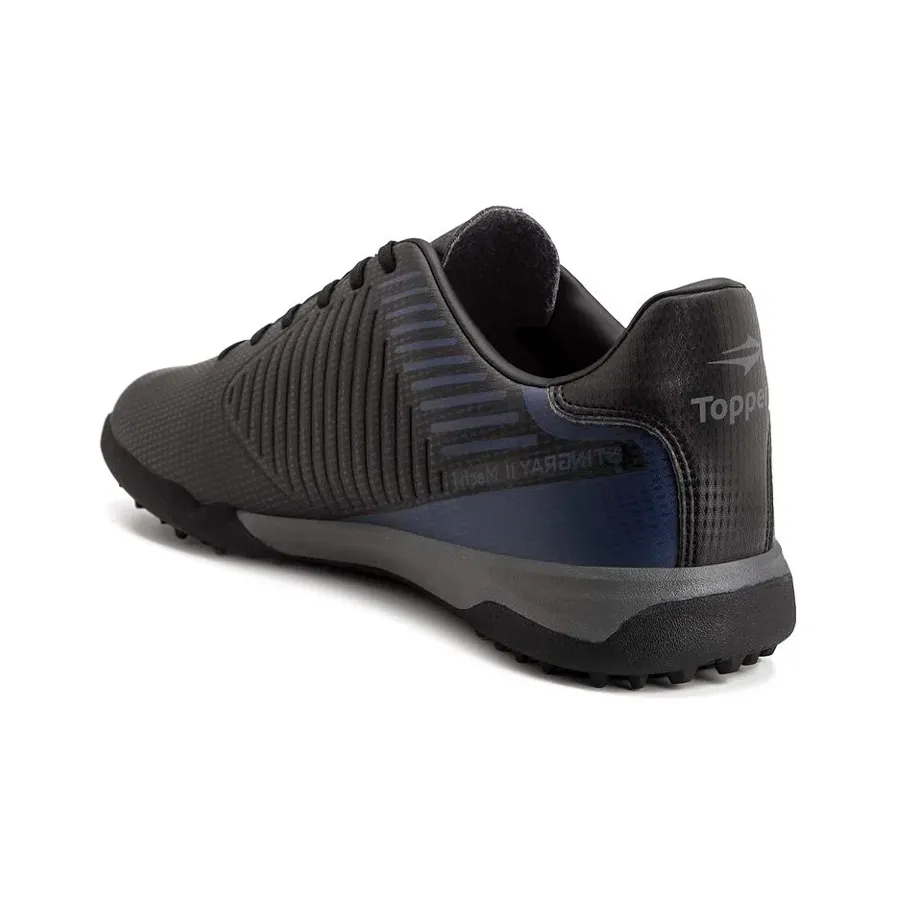 Imagen 2 de 5 de Botines Topper Stingray II Match 1 Tf-NEGRO/AZUL/GRIS