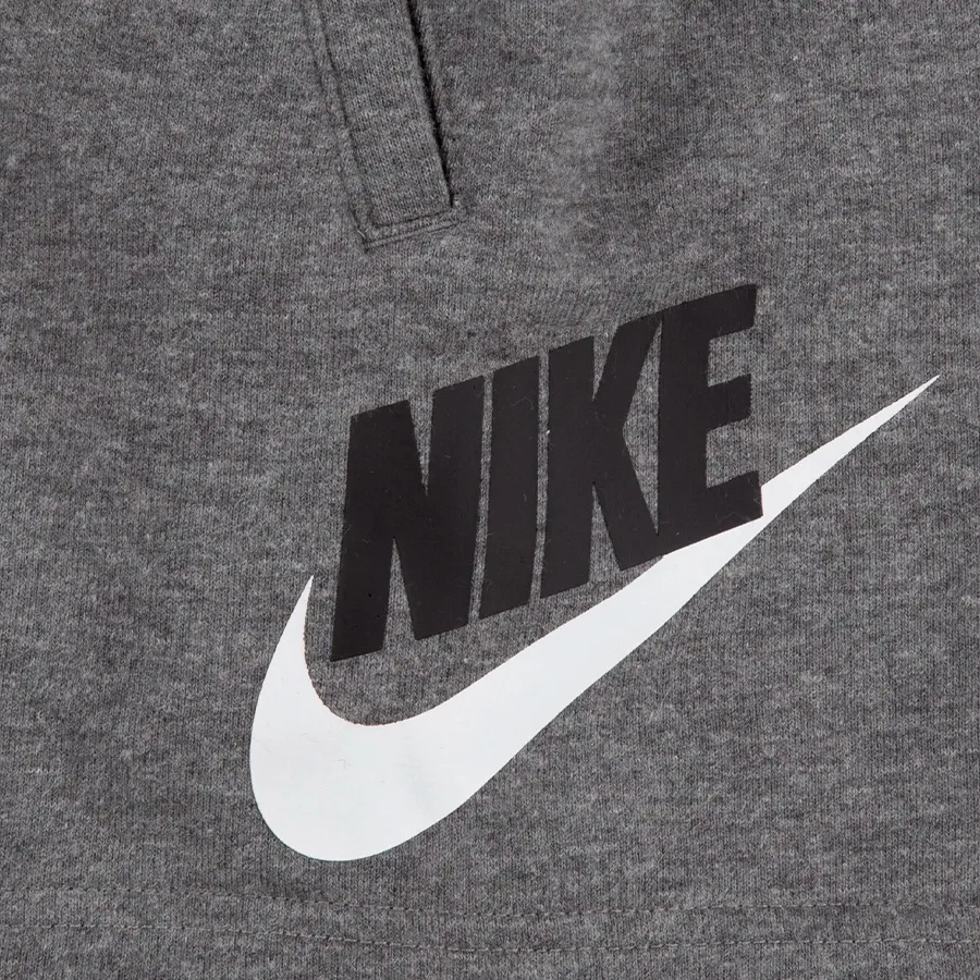 Imagen 5 de 6 de Short Nike Club Hbr Ft-GRIS/NEGRO/BLANCO
