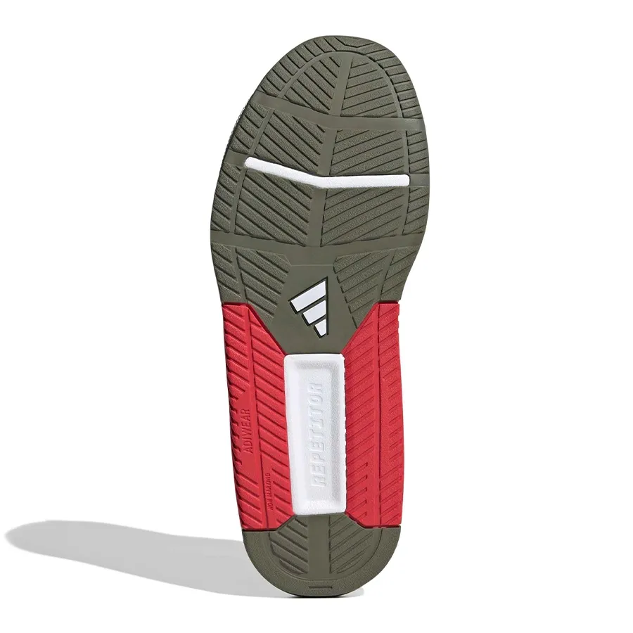 Imagen 4 de 7 de Zapatillas adidas Dropset Base Training-OLIVA/BLANCO/NEGRO/ROJO