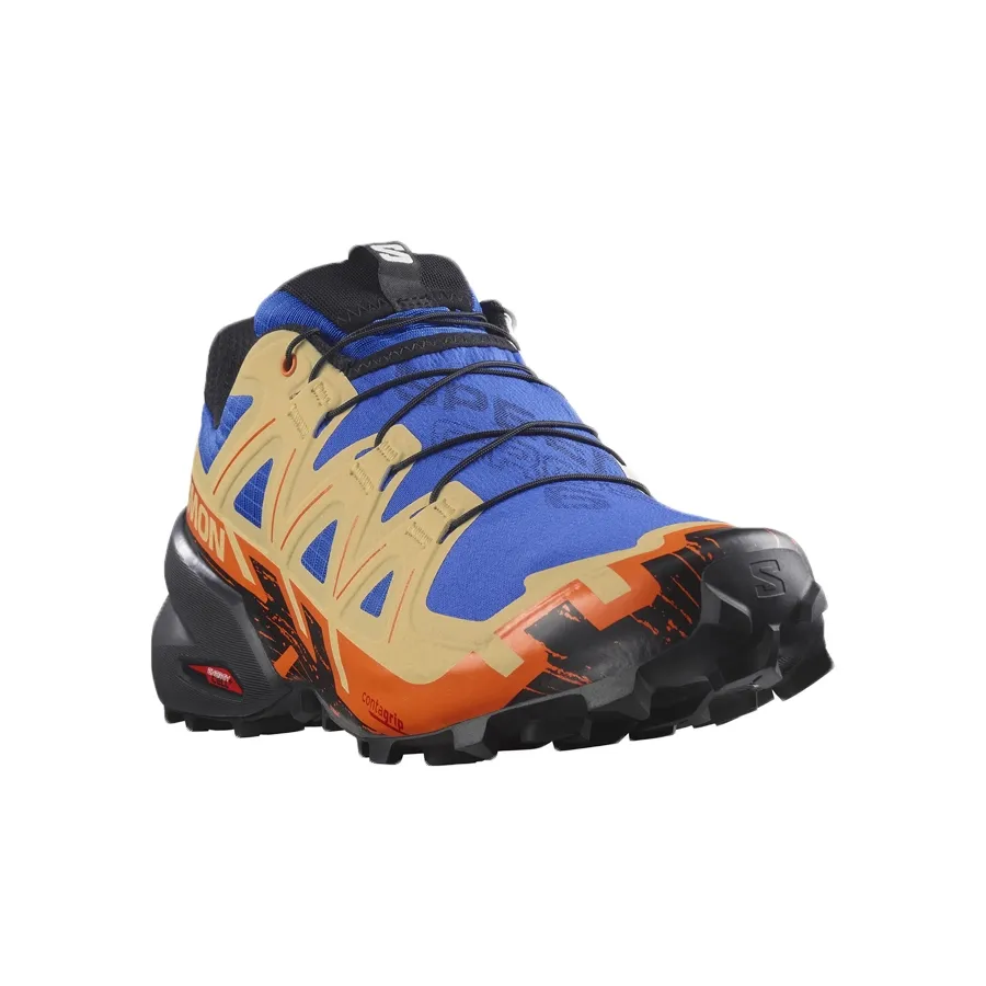 Imagen 1 de 8 de Zapatillas Salomon Speedcross 6-AZUL FRANCIA/NARANJA/BEIGE