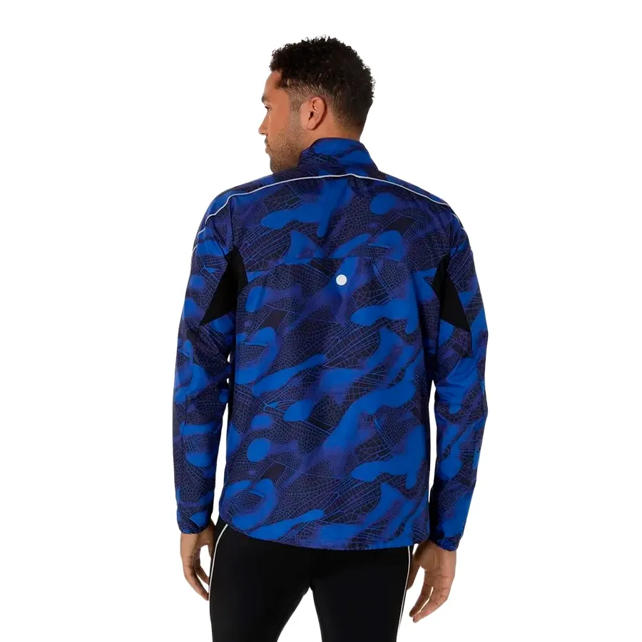 Imagen 1 de 7 de Campera Asics Road Lite-Show Packable-AZUL/MARINO