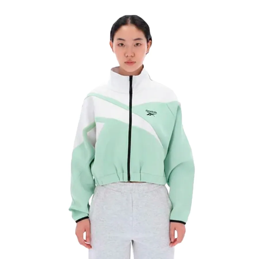 Imagen 0 de 3 de Campera Reebok Vector Track-BLANCO/VERDE AGUA