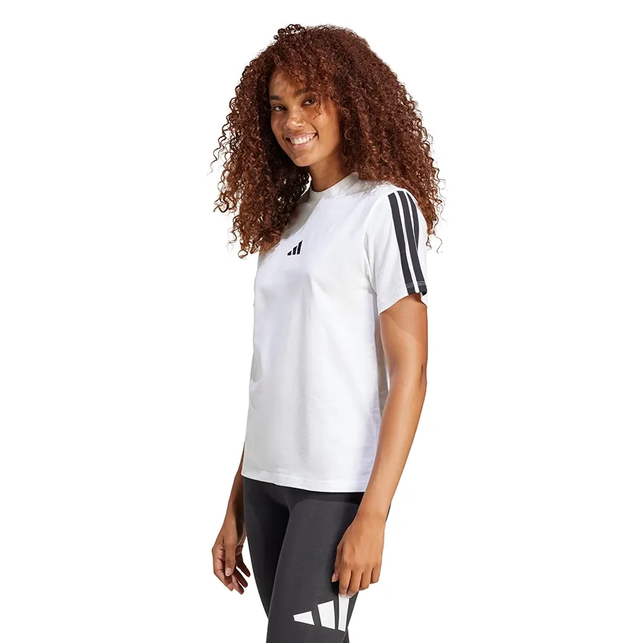 Imagen 0 de 4 de Remera adidas Essentials 3 Stripes-BLANCO