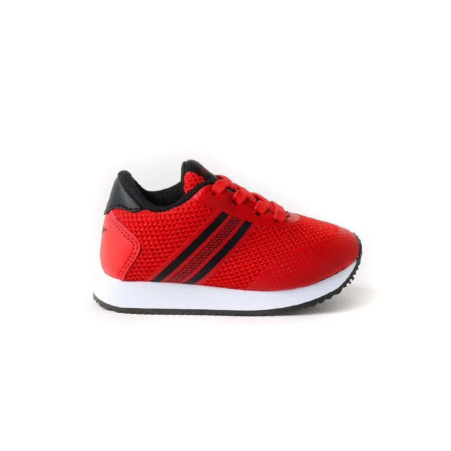 Imagen 4 de 5 de Zapatillas Topper Ambar Bebe-ROJO/NEGRO