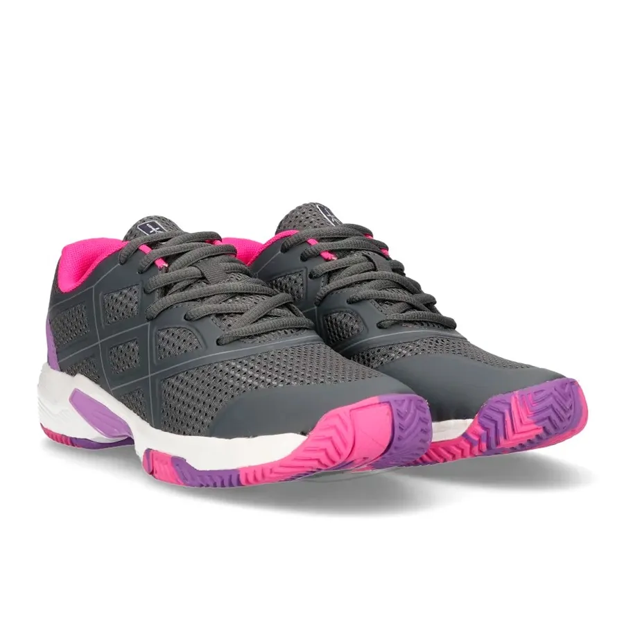 Imagen 1 de 5 de Zapatillas Kappa Kombat Padel Match 2-GRIS/FUCSIA