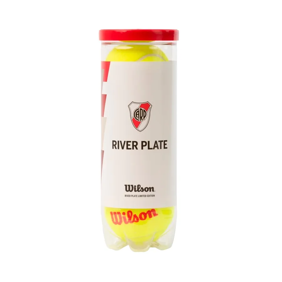 Imagen 1 de 4 de Pelota Wilson River Plate Tennis-AMARILLO/ROJO