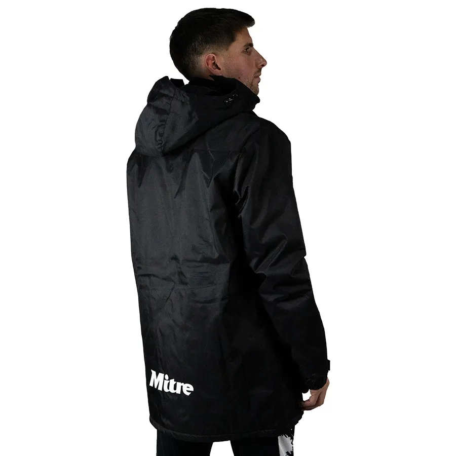 Imagen 2 de 9 de Campera Mitre de Abrigo Gimnasia y Esgrima 25-NEGRO/BLANCO