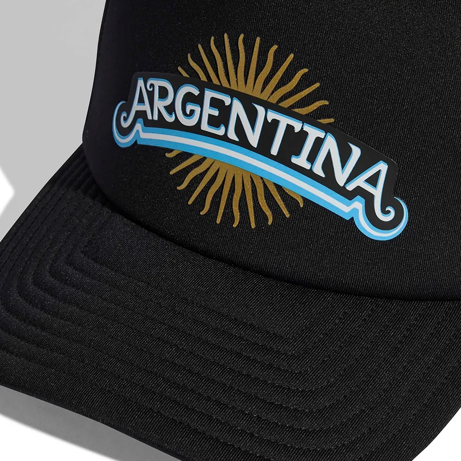 Imagen 2 de 4 de Gorra adidas originals Trucker Argentina 26 Afa-NEGRO