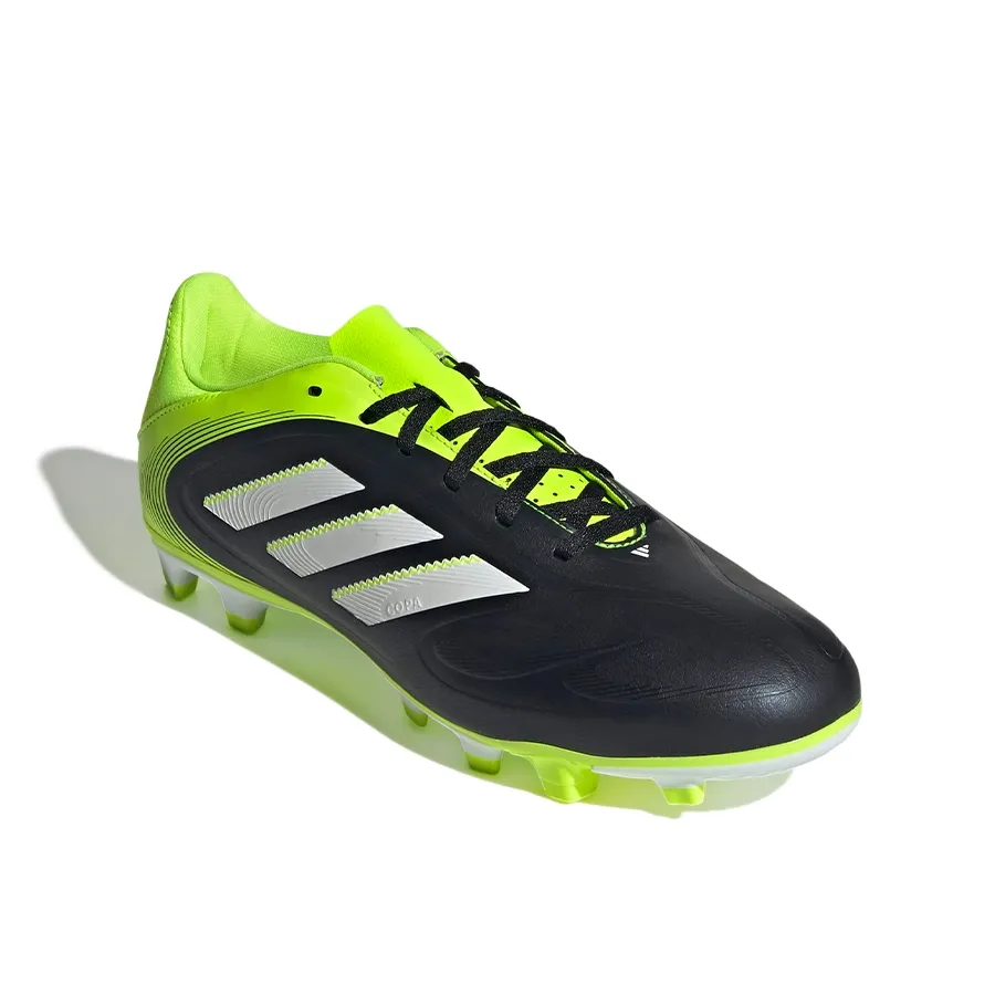Imagen 2 de 7 de Botines adidas Copa Pure III Club Fg-NEGRO/VERDE FLUOR/BLANCO