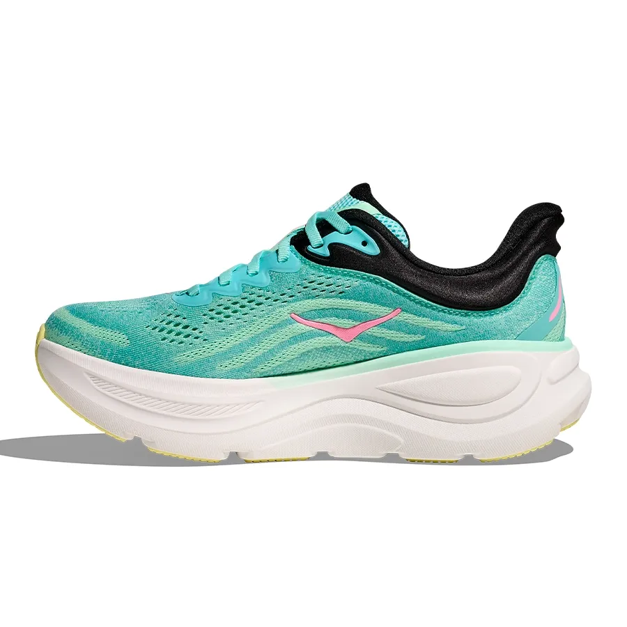Imagen 2 de 8 de Zapatillas Hoka Bondi 9-VERDE AGUA/CELESTE/ROSA