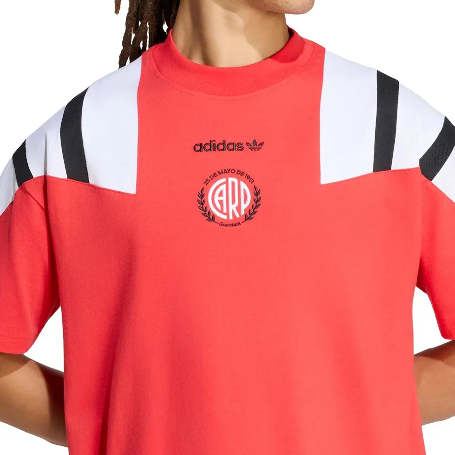 Imagen 4 de 5 de Camiseta adidas originals Eqt River Plate-ROJO/BLANCO/NEGRO