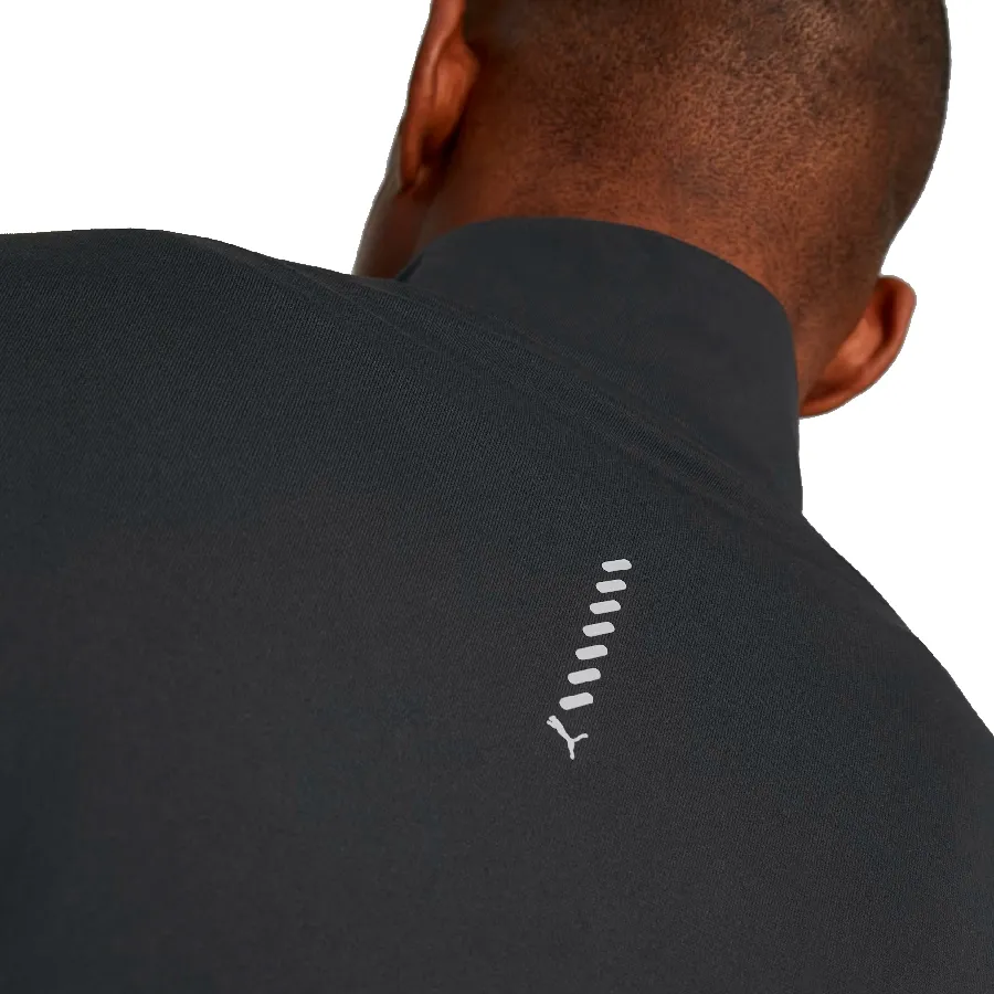 Imagen 4 de 5 de Remera Puma cierre Run favorite-NEGRO