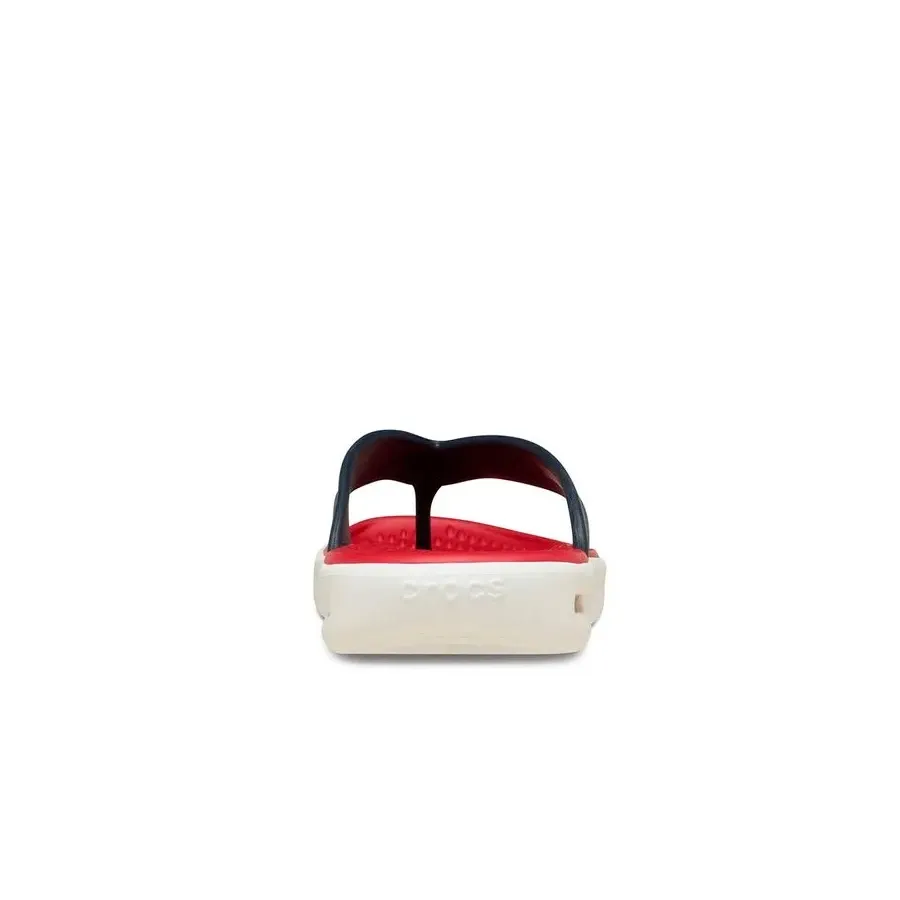 Imagen 3 de 4 de Ojotas Crocs Inmotion Flip-BLANCO/ROJO/MARINO