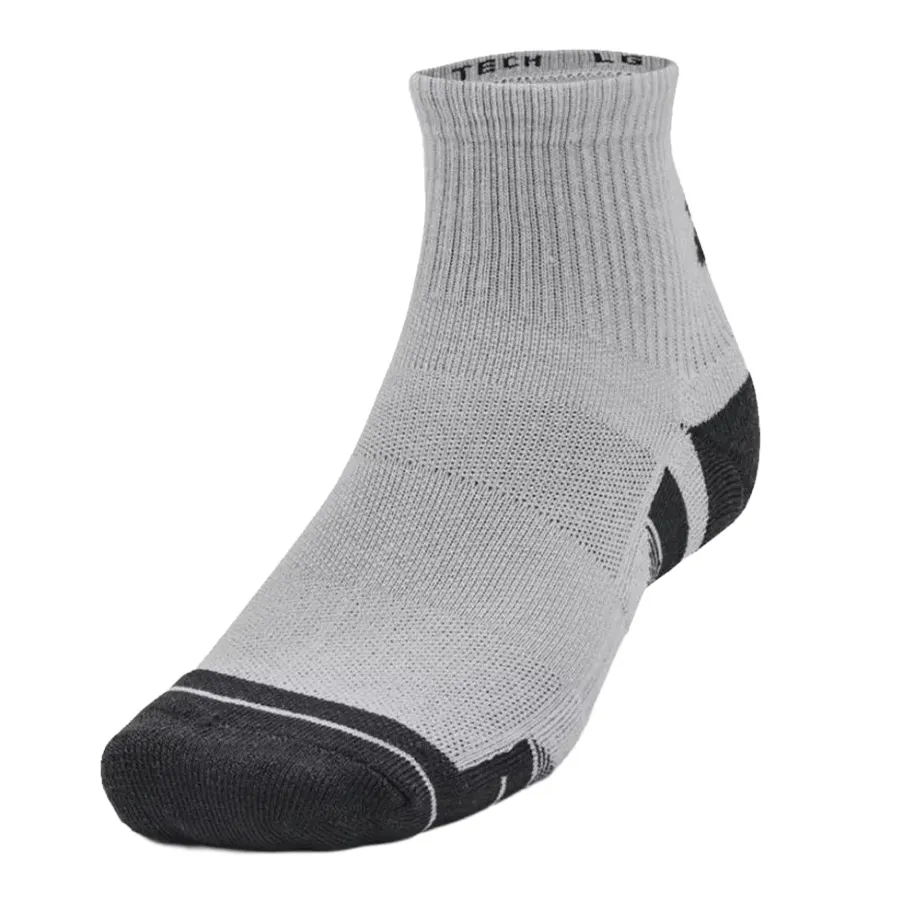 Imagen 1 de 3 de Medias Under Armour Performance Tech Pack X3-NEGRO/BLANCO/GRIS