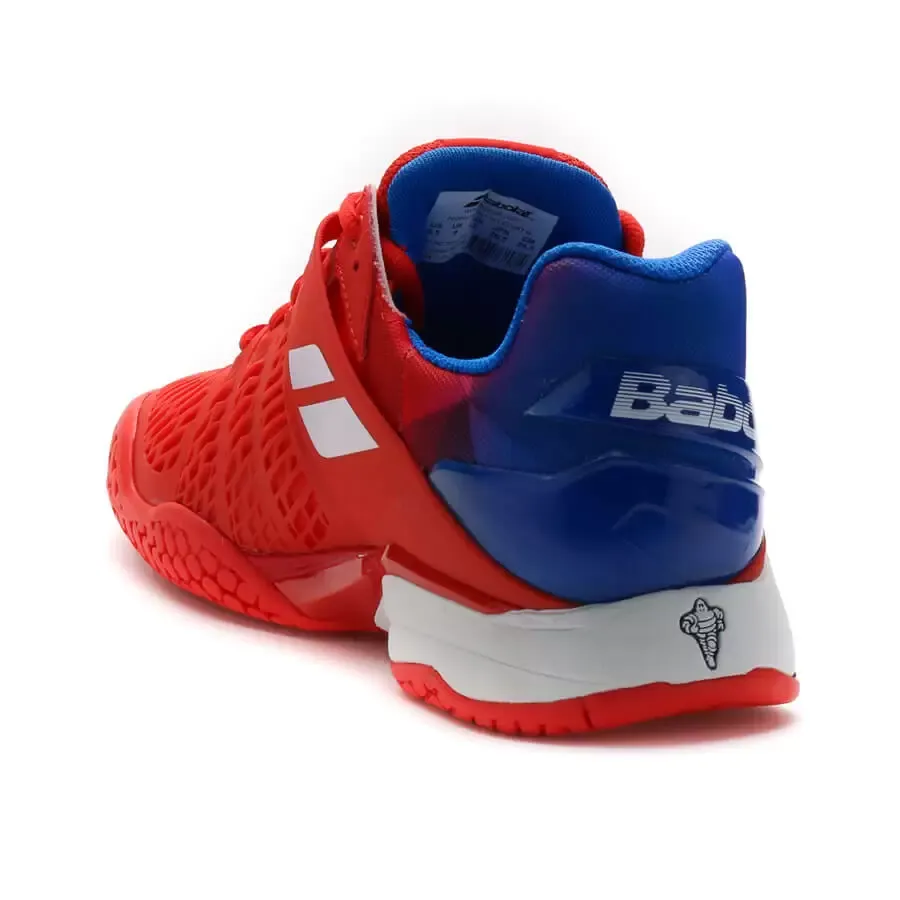 Imagen 2 de 5 de Zapatillas Babolat Propulse Fury All Court-ROJP/AZUL/BLANCO