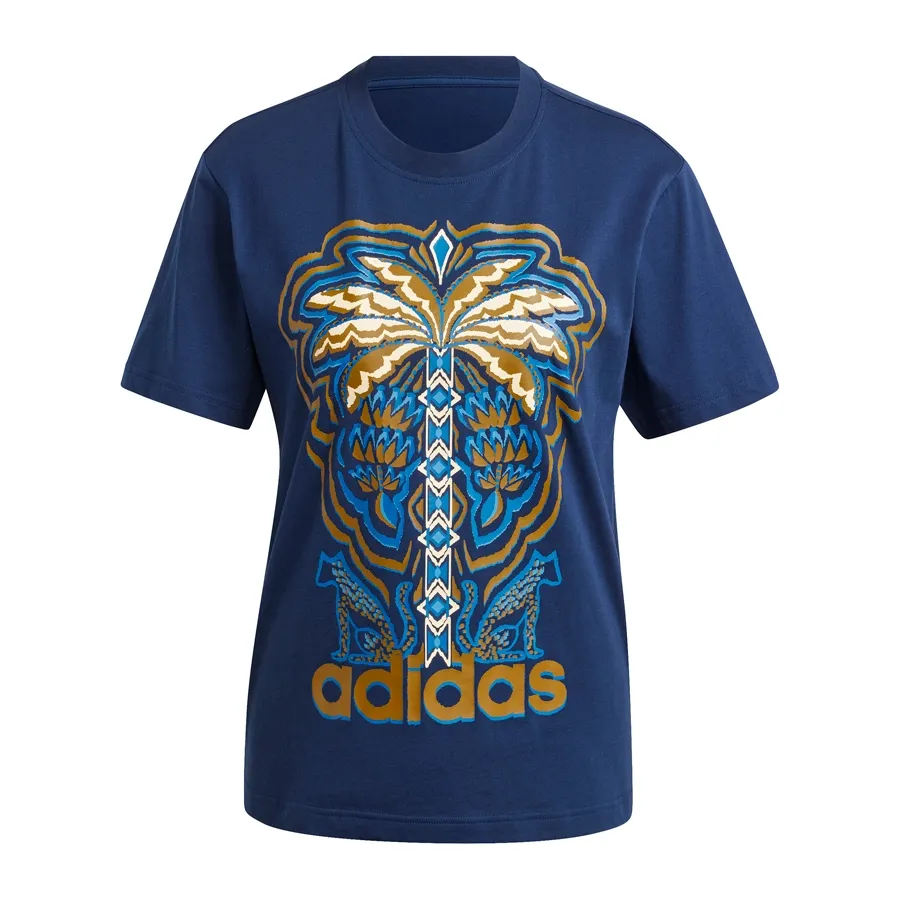 Imagen 2 de 5 de Remera adidas G Farm Rio-MARINO/MAIZ
