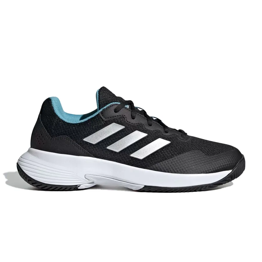 Imagen 0 de 6 de Zapatillas adidas Gamecourt 2-NEGRO/PLATA/CELESTE