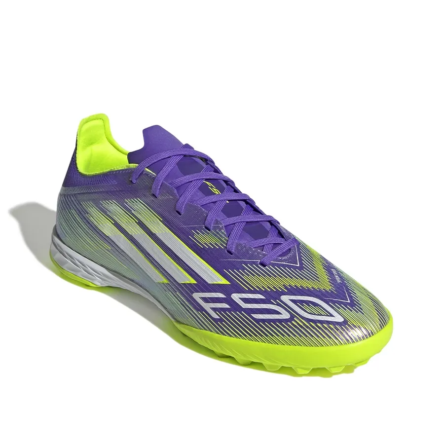 Imagen 1 de 7 de Botines adidas F50 Pro Tf-VIOLETA/BLANCO/VERDE FLUOR