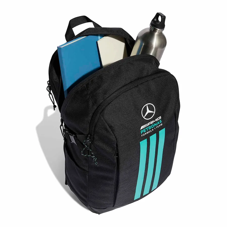 Imagen 2 de 6 de Mochila adidas Mercedes Amg Petronas F1 Team-NEGRO/TURQUESA