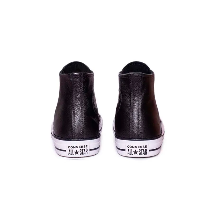 Imagen 3 de 5 de Zapatillas Converse Chuck Taylor All Star Leather Hi-NEGRO