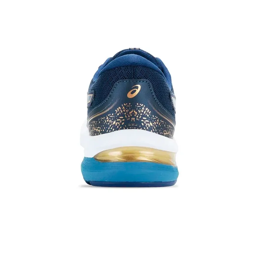 Imagen 2 de 5 de Zapatillas Asics Gel Shogun 4-MARINO/AZUL/DORADO