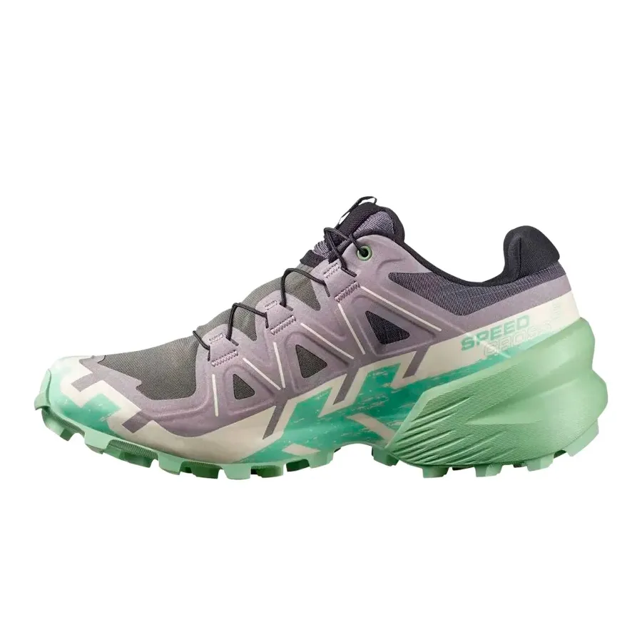 Imagen 2 de 5 de Zapatillas Salomon Speedcross 6-LIMA/GRIS/GRAFITO