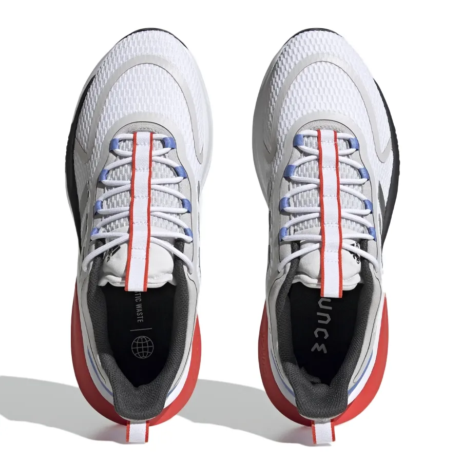 Imagen 3 de 5 de Zapatillas adidas Alphabounce Sustainable Bounce-BLANCO/PLATA/ROJO/NEGRO