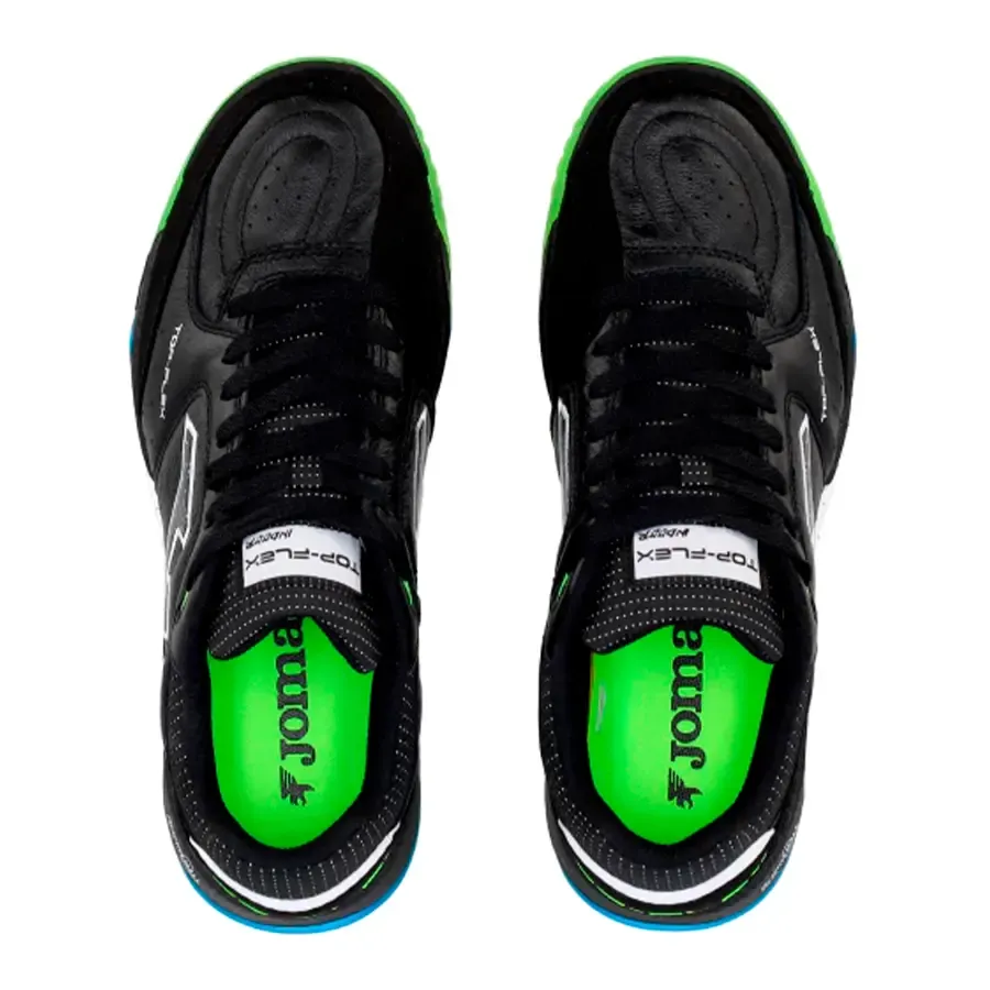 Imagen 2 de 5 de Botines Joma Top Flex Plus In-NEGRO/VERDE FLUOR