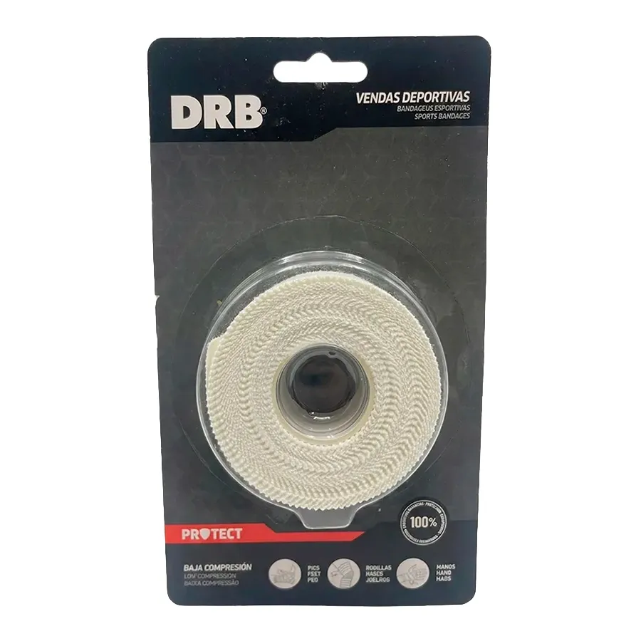 Imagen 0 de 1 de Venda Deportiva Drb 2.5cm-BLANCO