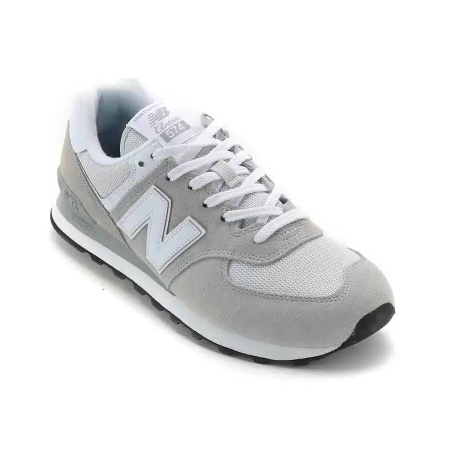 Imagen 0 de 3 de Zapatillas New Balance Ml 574 Egw-GRIS/BLANCO