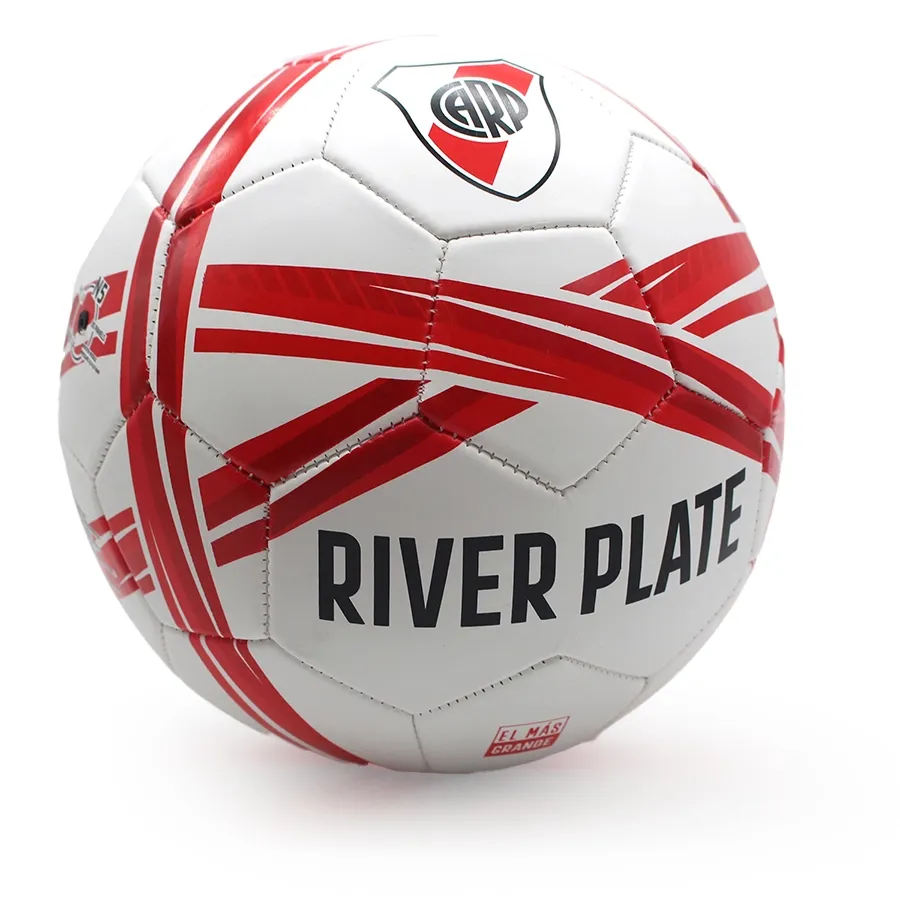 Imagen 2 de 3 de Pelota DRB Futbol Estadios 24 River Plate-BLANCO/ROJO