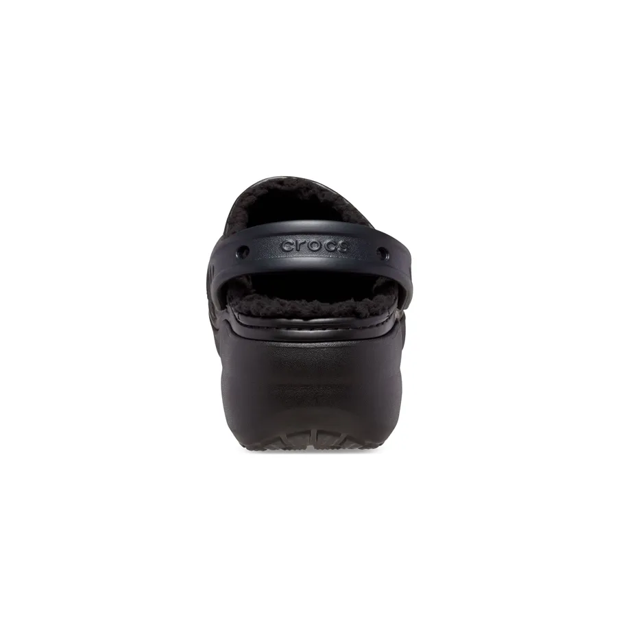 Imagen 3 de 5 de Ojotas Crocs Classic Platform Clog-NEGRO