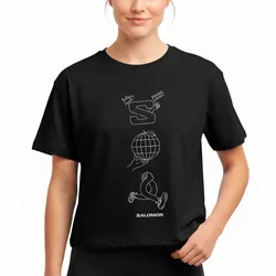 Remera Salomon Sun Shine Crop Tee