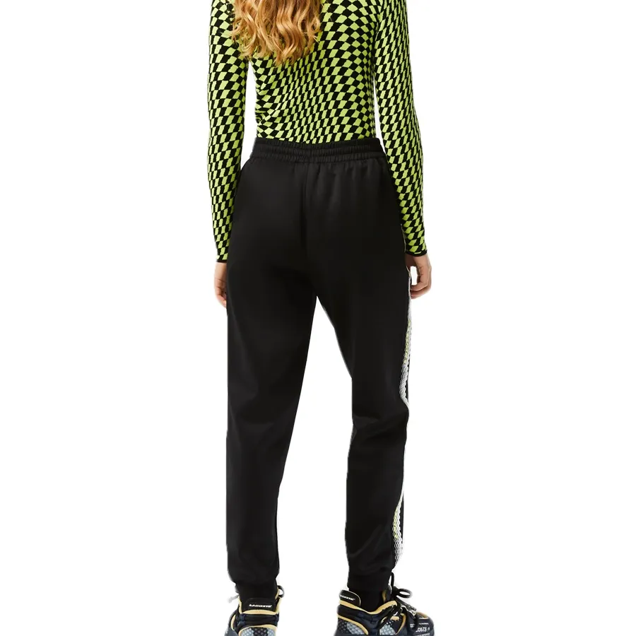 Imagen 2 de 6 de Pantalón Lacoste Survetements-NEGRO/AMARILLO