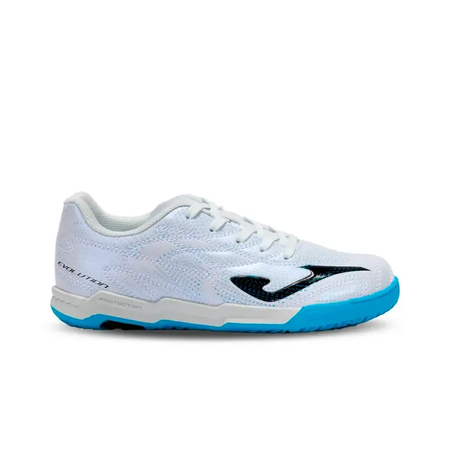 Imagen 0 de 5 de Botines Joma Evolution Jr In-BLANCO/TURQUESA