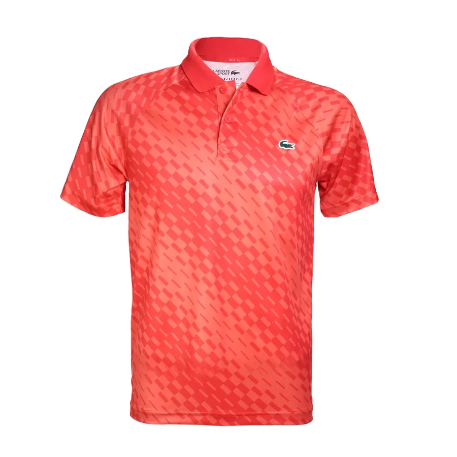 Imagen 0 de 5 de Remera Lacoste Novak Djokovic-ROJO/NARANJA