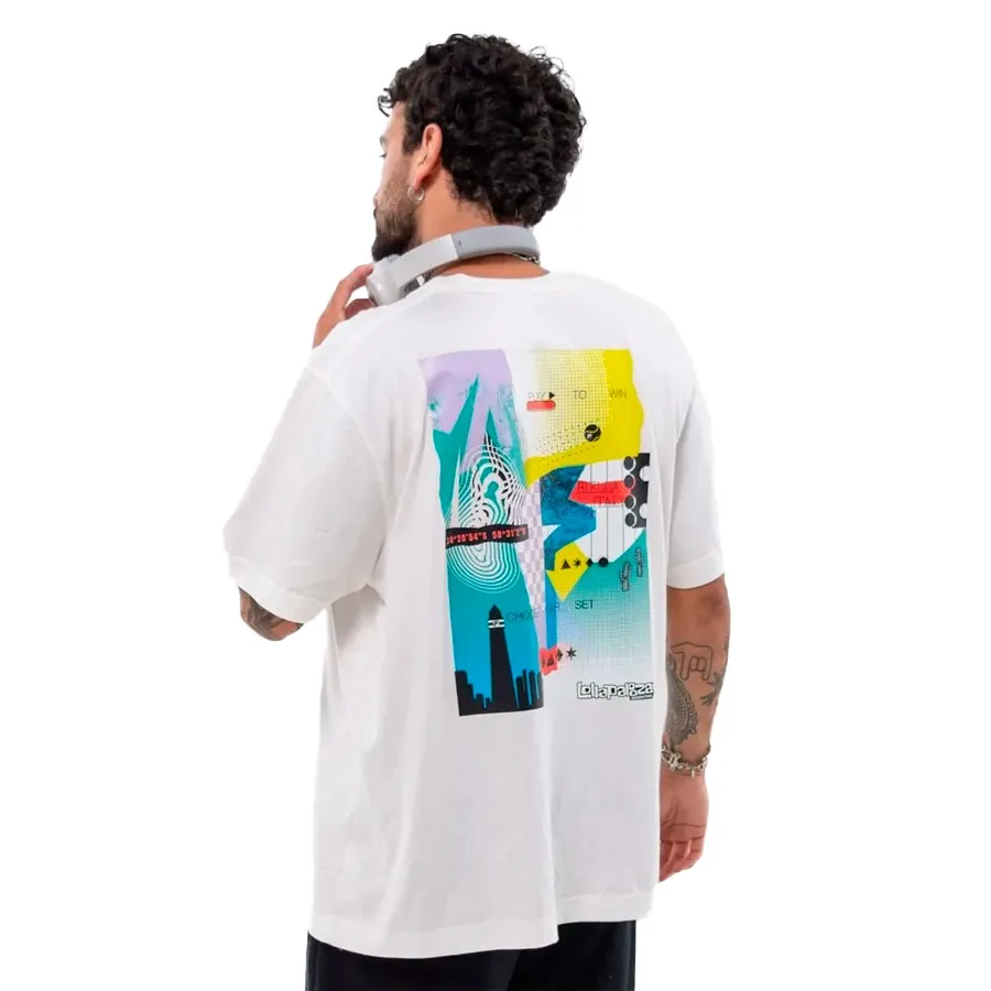 Imagen 2 de 6 de Remera Fila Lolla Back-BLANCO